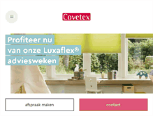Tablet Screenshot of covetex.nl
